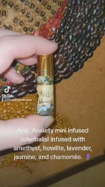 Anti-Anxiety / Sleep Crystal Infused Intention Oil