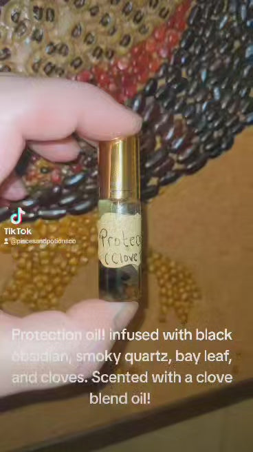 Protection Crystal Infused Intention Oil